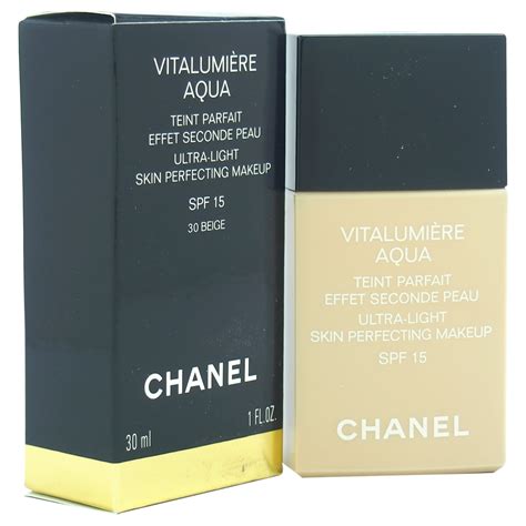 chanel vitalumiere aqua b30 mac|vitalumière aqua spf 15.